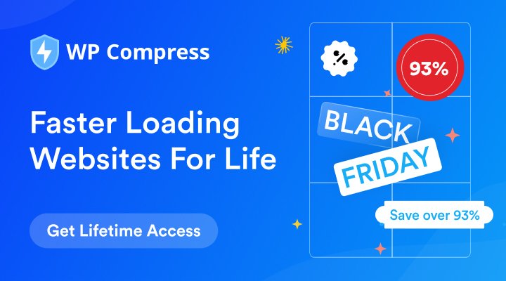 WP Compress Black Friday deal 2023