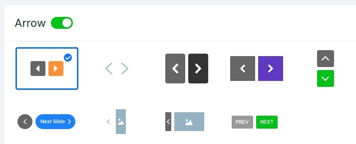 Arrow Controls in Smart Slider 3