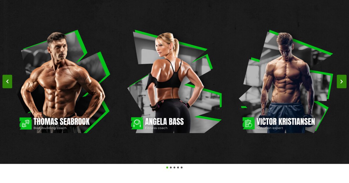 Introduce your team with Smart Slider's Crossfit slider