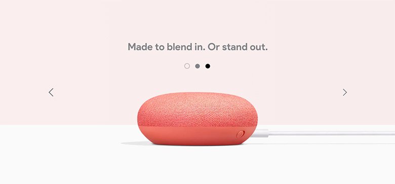 Image slider - Google Home