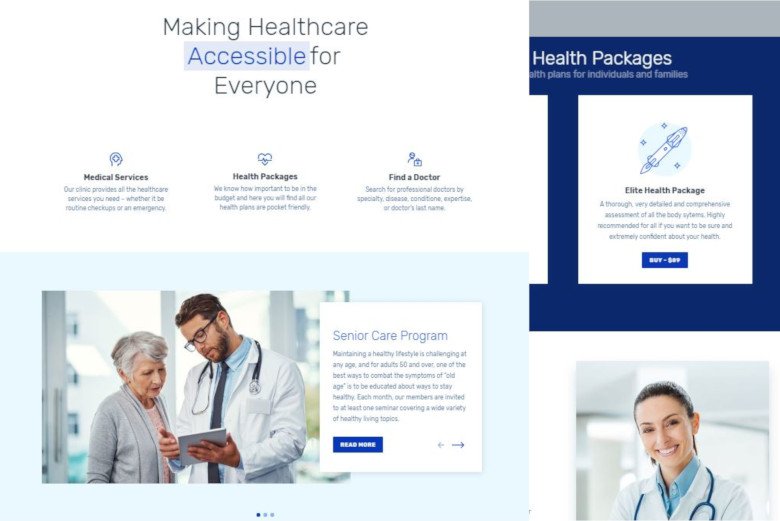 Healthcare Landing Page