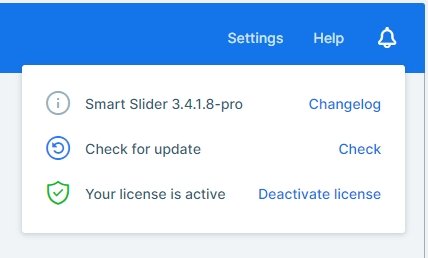 Smart Slider info center