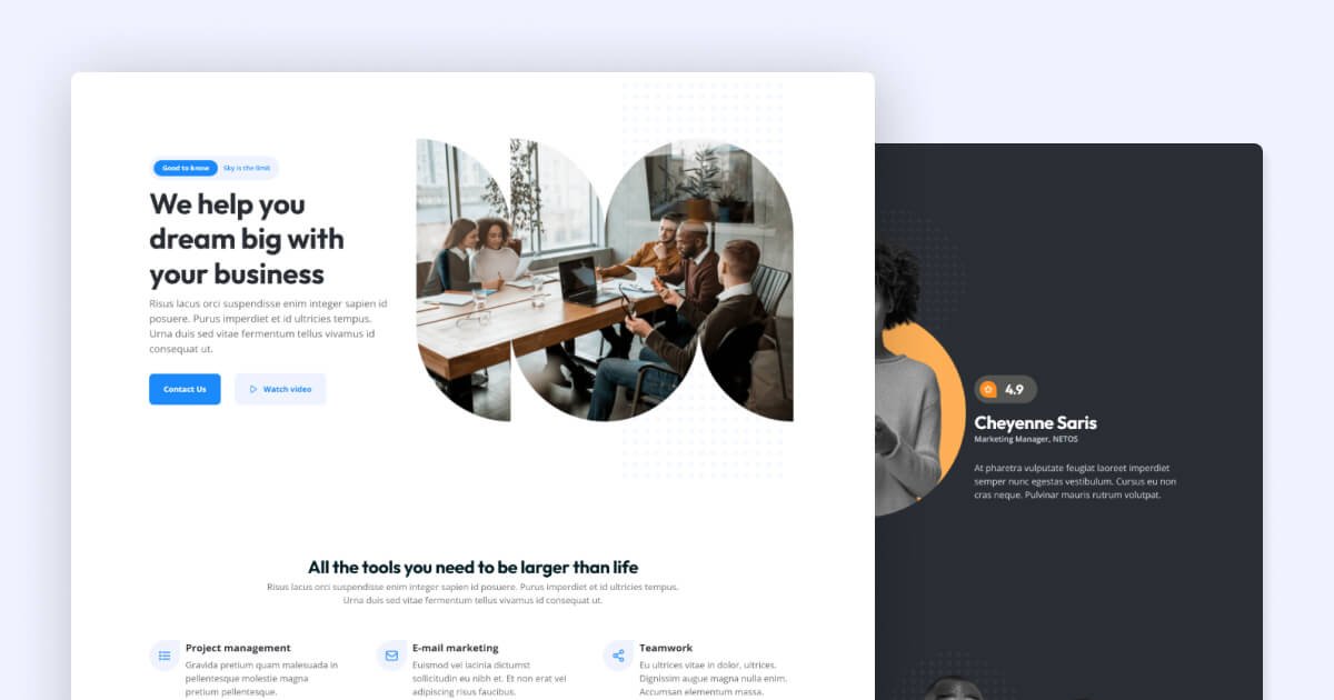 Nala Page Light - New Slider Group Template