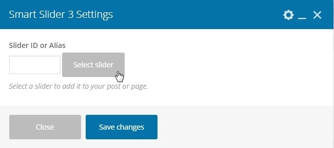 select slider