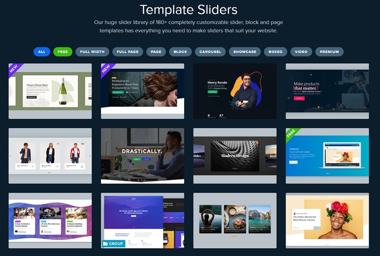 Smart Slider Templates