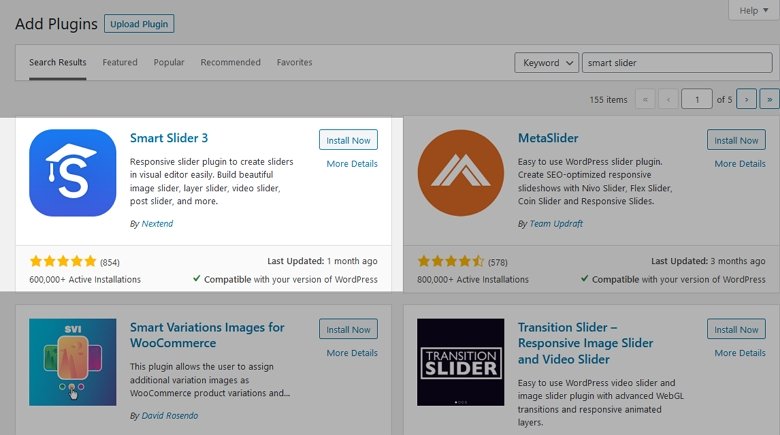 Install Smart Slider 3 Free