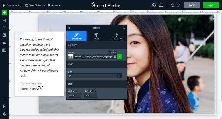 Smart Slider - Add Image