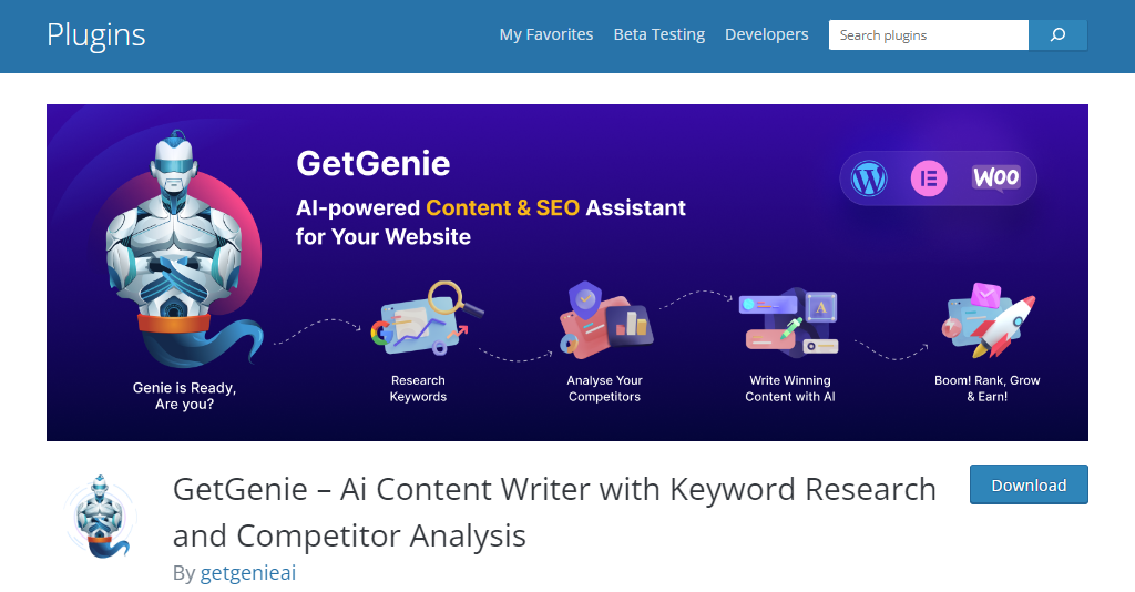 GetGenie AI Plugin